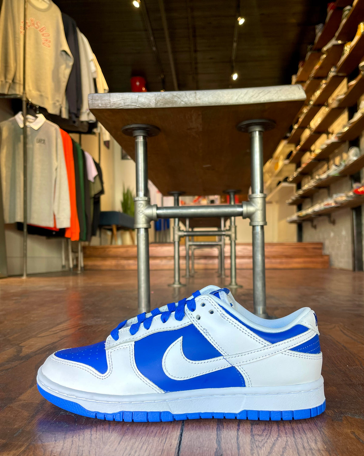 Nike Dunk Low Racer Blue White | ALL DAY